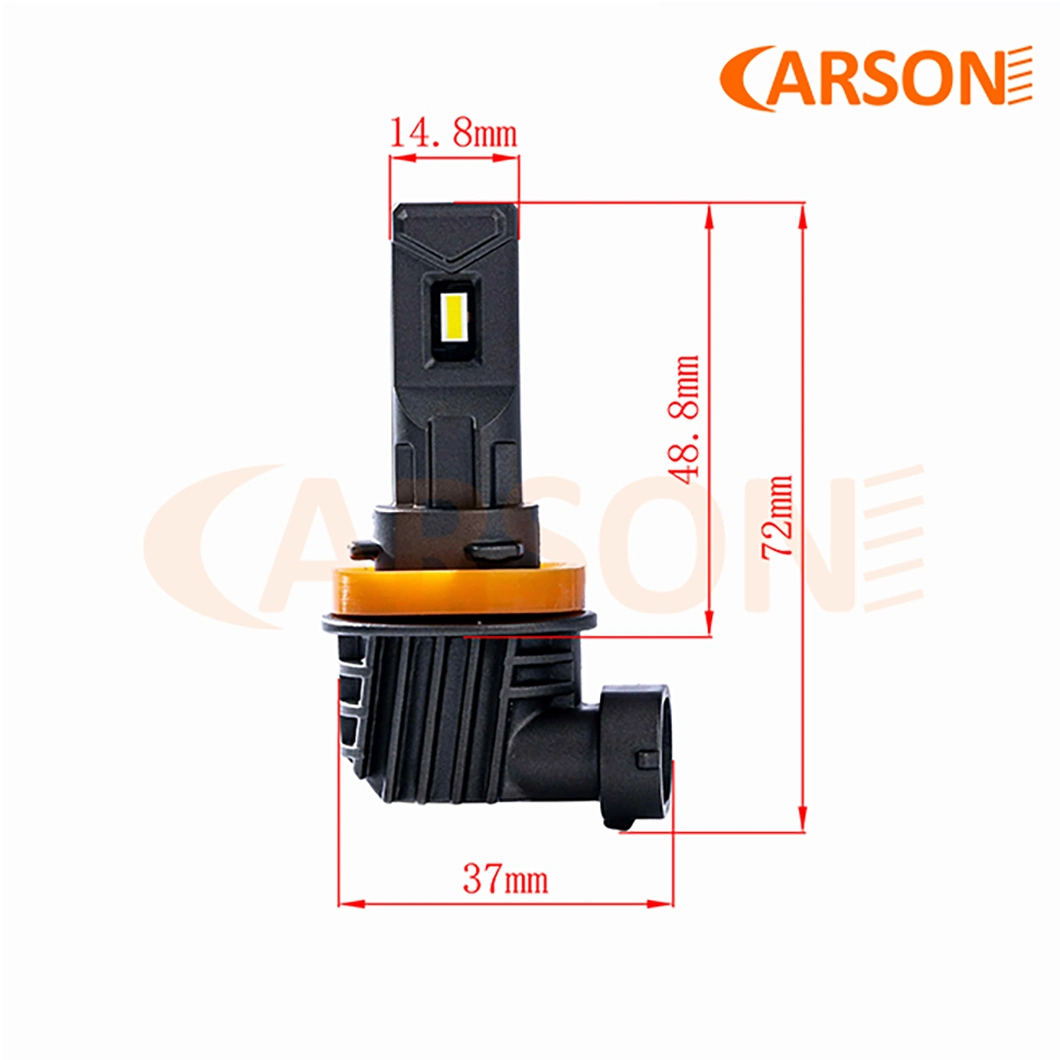 Carson N9 H8 H9 H11 Factory Wholesale Mini Car LED Auto Headlight with 1: 1 Design