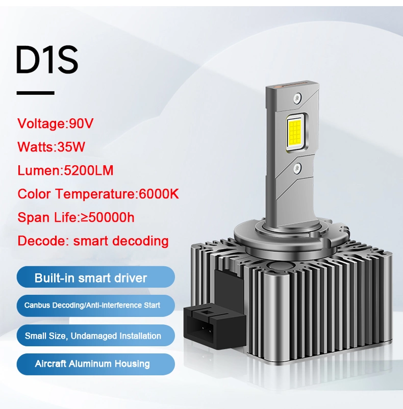 High Quality Factory 35W 55W Ballast D1s D2s D3s D5s D8s Auto LED Headlight Bulb HID Retrofit Car HID Xenon Headlight High Brightness D1r D2r