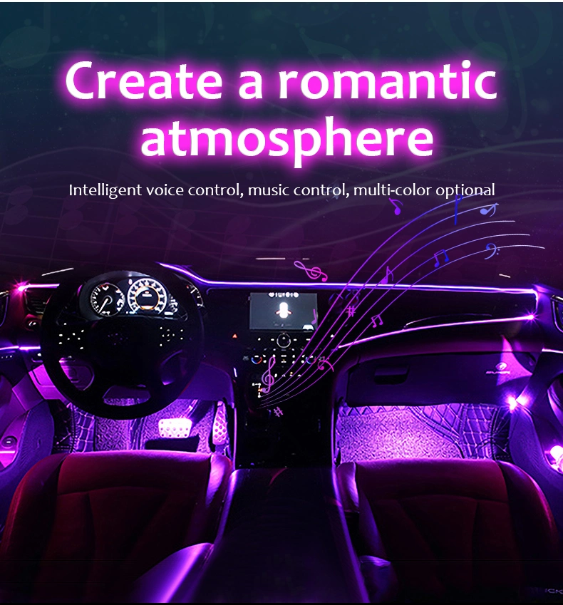 Custom Auto Interior Atmosphere LED Lighting System Car Inside Ambient Light Car