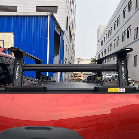 BESTWYLL Univers 4X4 Accessoires Lit de Camion Arrière de Voiture en Aluminium pour Tente de Toit Support d'échelle de Camionnette en Aluminium pour Grande Muraille