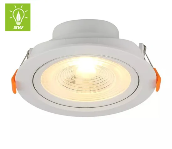 Pilote Eaglerise sans isolation 100-240V 30W 50W Éclairage de bureau intérieur 90lm / W Luminosité Plafonnier encastré LED Down Light avec 3000K 4500K 6500K