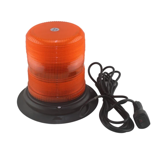 Super lumineux DC10-48V LED lampe rotative véhicule lourd zone minière voyant d'avertissement LED balise ambre 7 