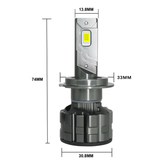 Le plus récent produit X7 LED feux de voiture double plaque de cuivre H1 H4 H7 H11 H13 880 9005 9006 phares de voiture LED 24000lm 9-32V feux de voiture phare LED haute puissance pour voiture