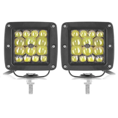 Lightech P14 21W LED Lampe de travail 3 pouces Pods Offroad Lights pour Jeep Trucks 12V Cars